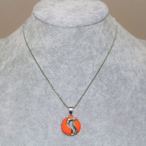 Neon Orange Necklace